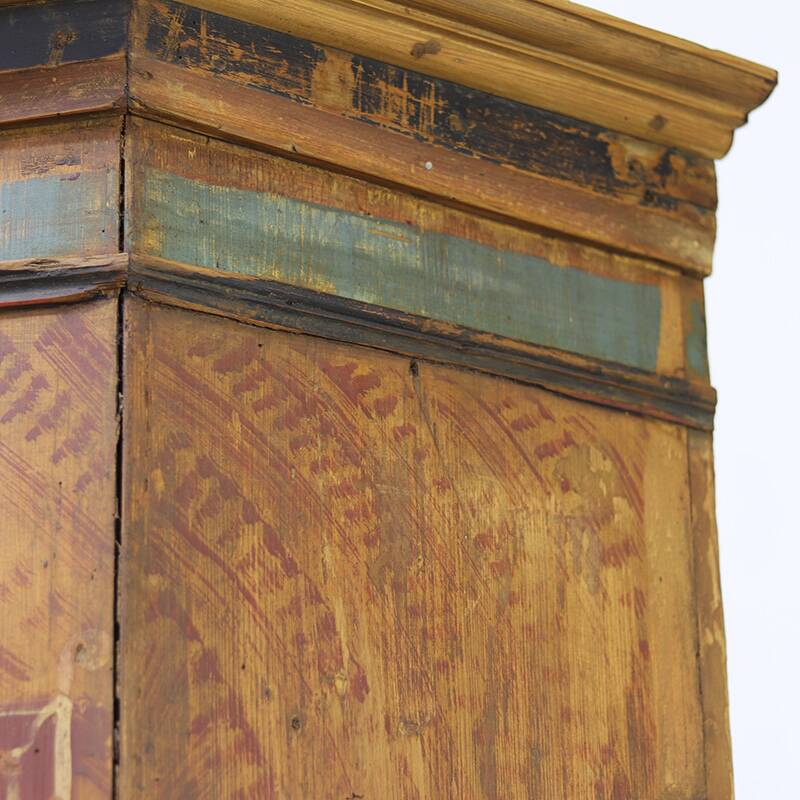Painted Folk Art Bridal Cupboard 1764