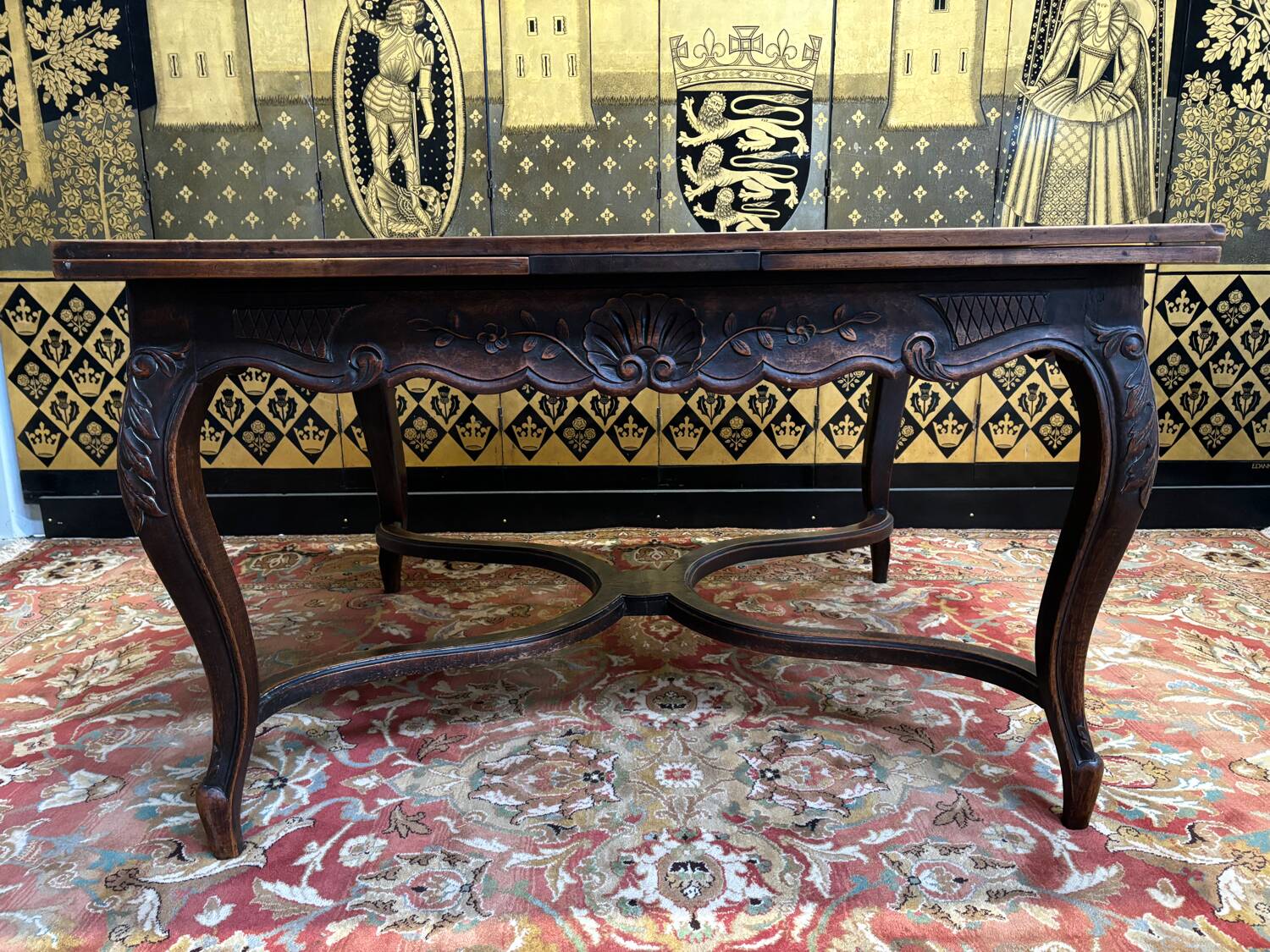 Table Régence avec rallonges