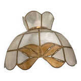 Mother-of-pearl and brass suspension