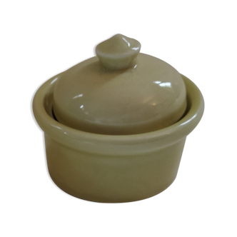 Covered butter maker in Chauvigny porcelain
