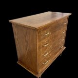 Oak chest of drawers foot compass