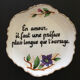 Assiette décorative