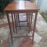 Mahogany nesting tables