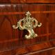 Antique baroque bedside table in rosewood, 18th century.