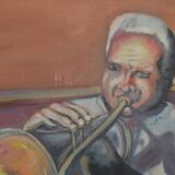 Tableau d'un trompettiste