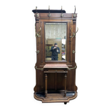 Napoleon III Walnut Coat Rack / Cloakroom