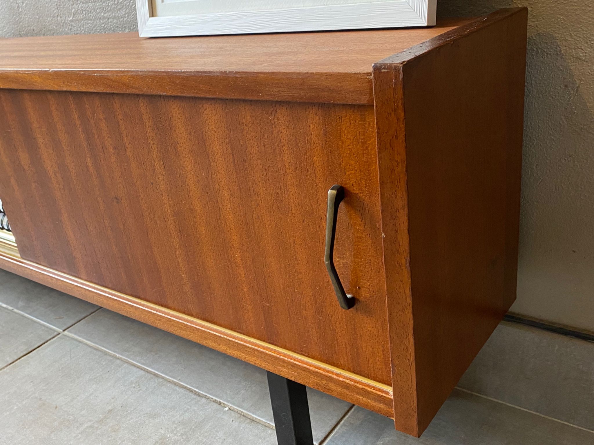 Vintage wooden sideboard from the 50s (shallow)