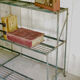 Antique florist metal shelf-industrial shelf