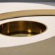 Rare rotating TRG coffee table with bar style Willy Rizzo