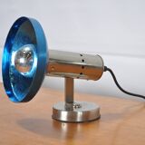 Blue chrome table spot 1960