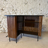 Vintage 1960 ceramic corner bar