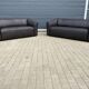 De Sede Ds47 3zit +2zit Buffel leather 5mm NECK color Cigarro