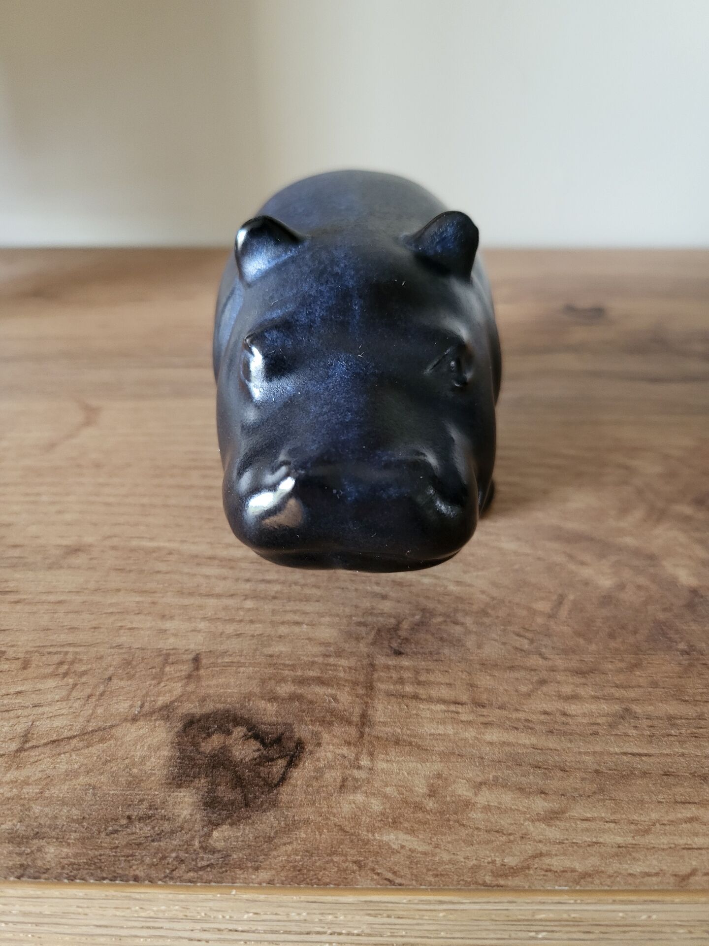 Uppsala ekeby, hippopotamus, mari simmulson, 1950s, figurine.