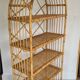 Rattan shelves
