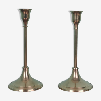 Brass candle holders