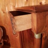 Empire secretary in walnut.