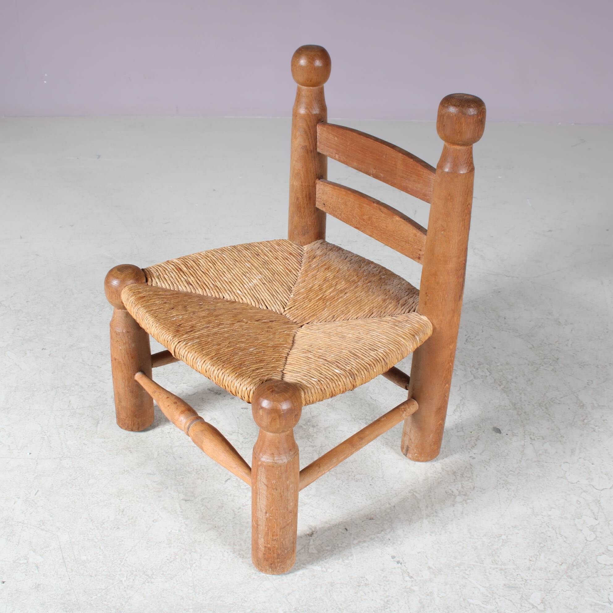 1950s French fire side chair