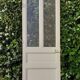 Communication door 1 translucent glass H233.5xL84.5cm old 20th century