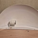 Set 2 vintage wall lamp SCE half moon metal uplight 39cm