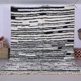 Handmade wool Berber rug 300X200 cm