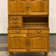 Vaisselier, buffet 2 corps vintage en chêne