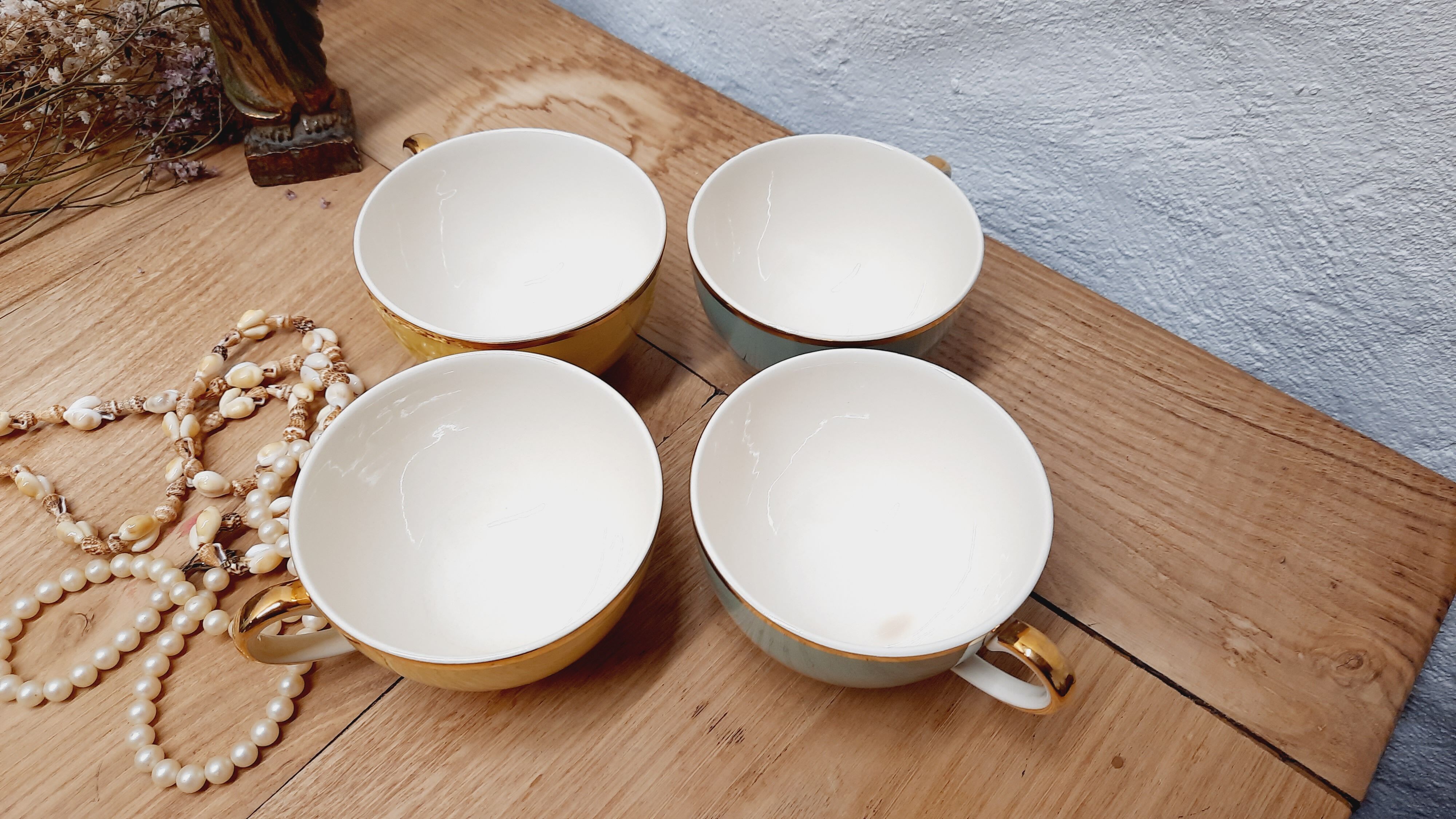 Set 4 tasses à déjeûner Villeroy et Boch