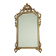 Classic Italian Gilt Crested Mirror by La Barge, 100 cm