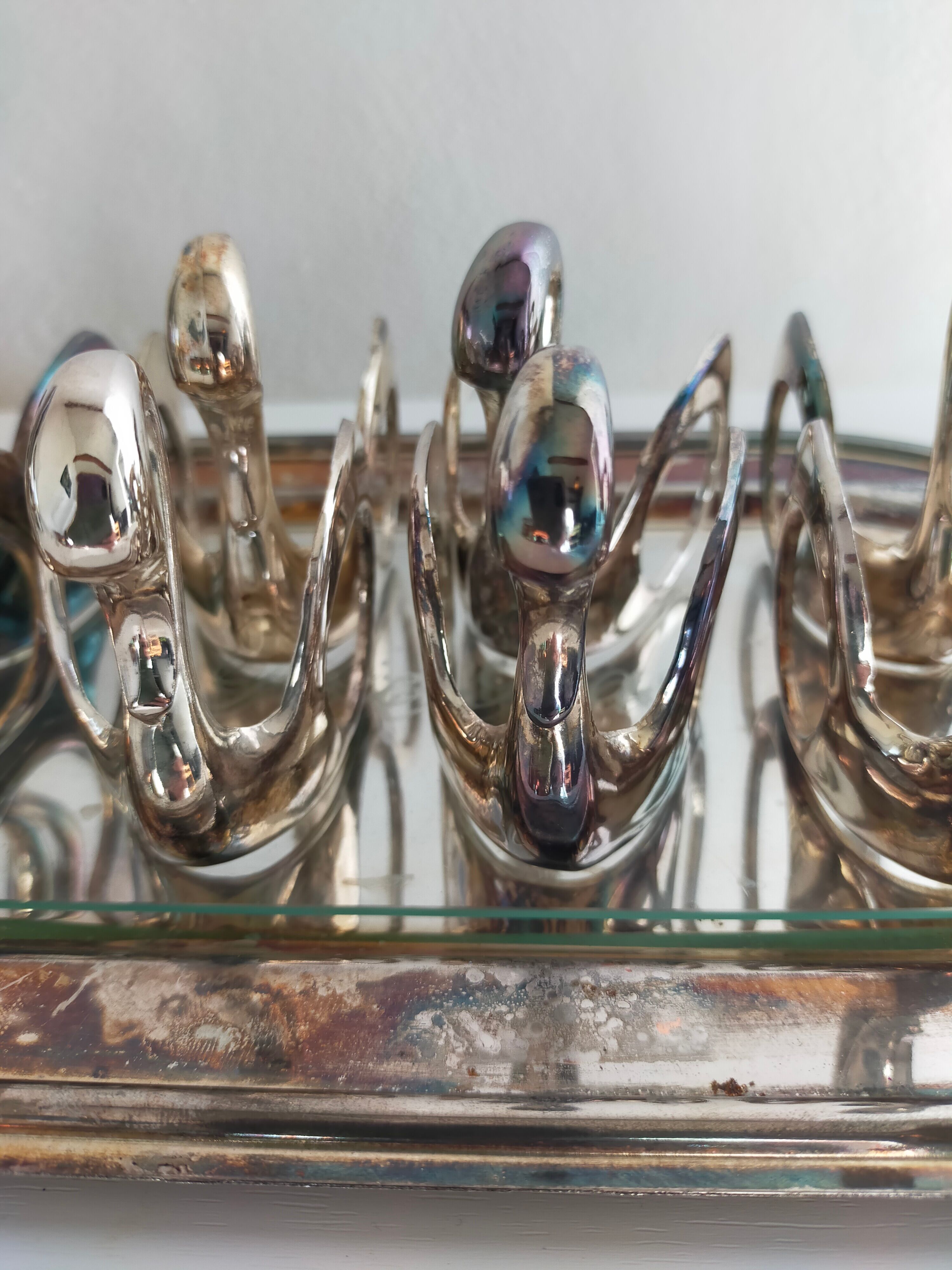 Silver metal foie gras set