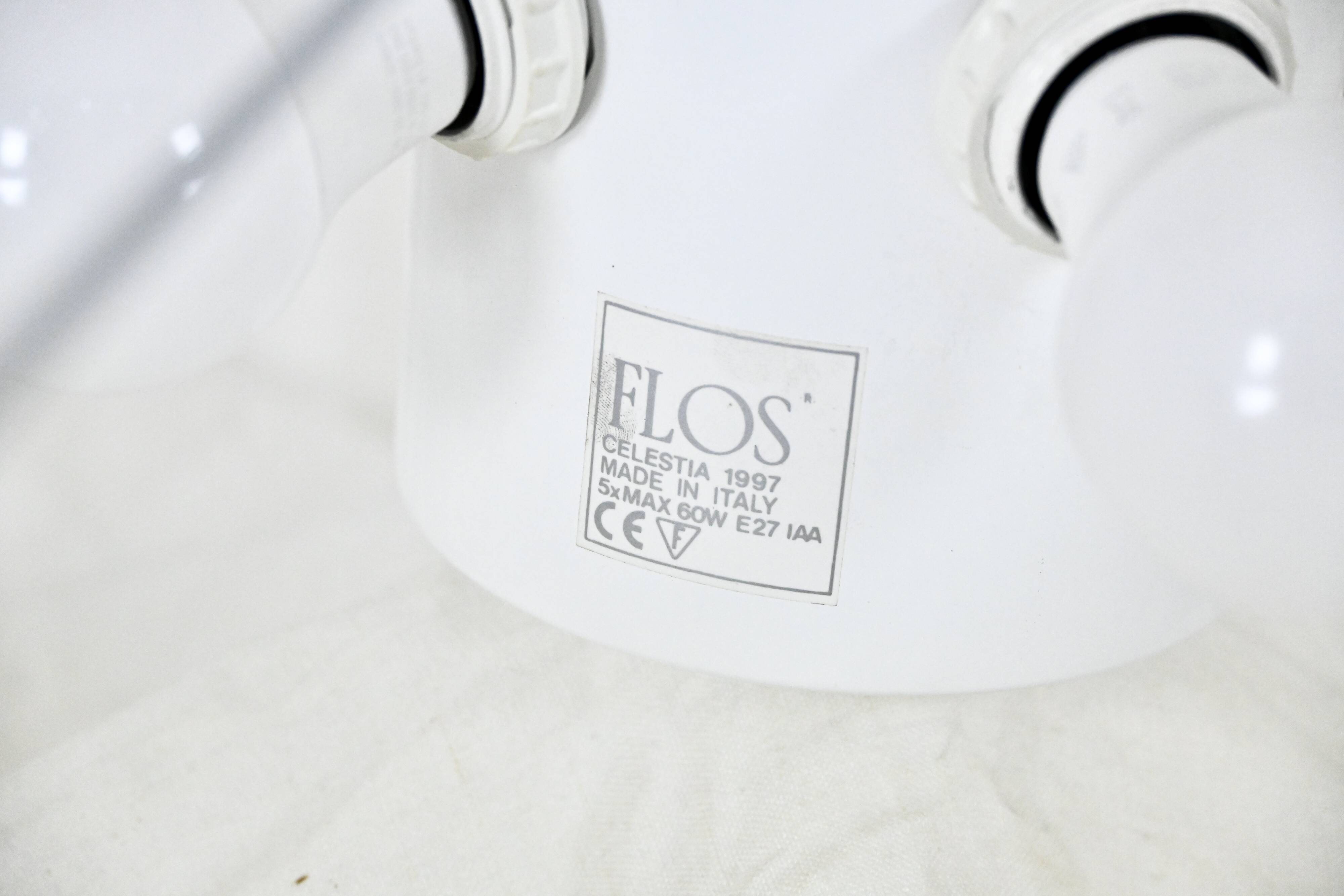 Plafonnier « Celestia » par Tobia Scarpa pour Flos, années 1980