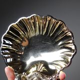 Vintage 50-70 light gold metal double shell server