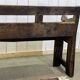 Banc rustique en châtaignier fin XIXème