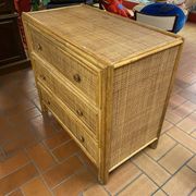 Bamboo chest of drawers