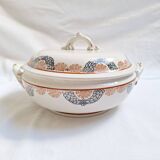 HBCM Pauline model orange and black soup tureen