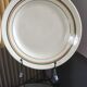 4 flat plates in earthenware, St Amand, Newton service