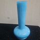 Small vintage turquoise blue opaline vase – Quelle brand