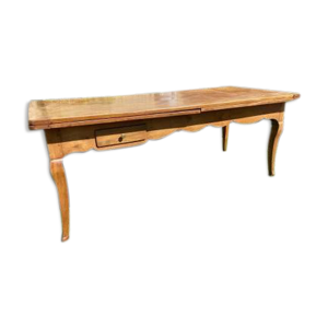 Table de ferme en merisier