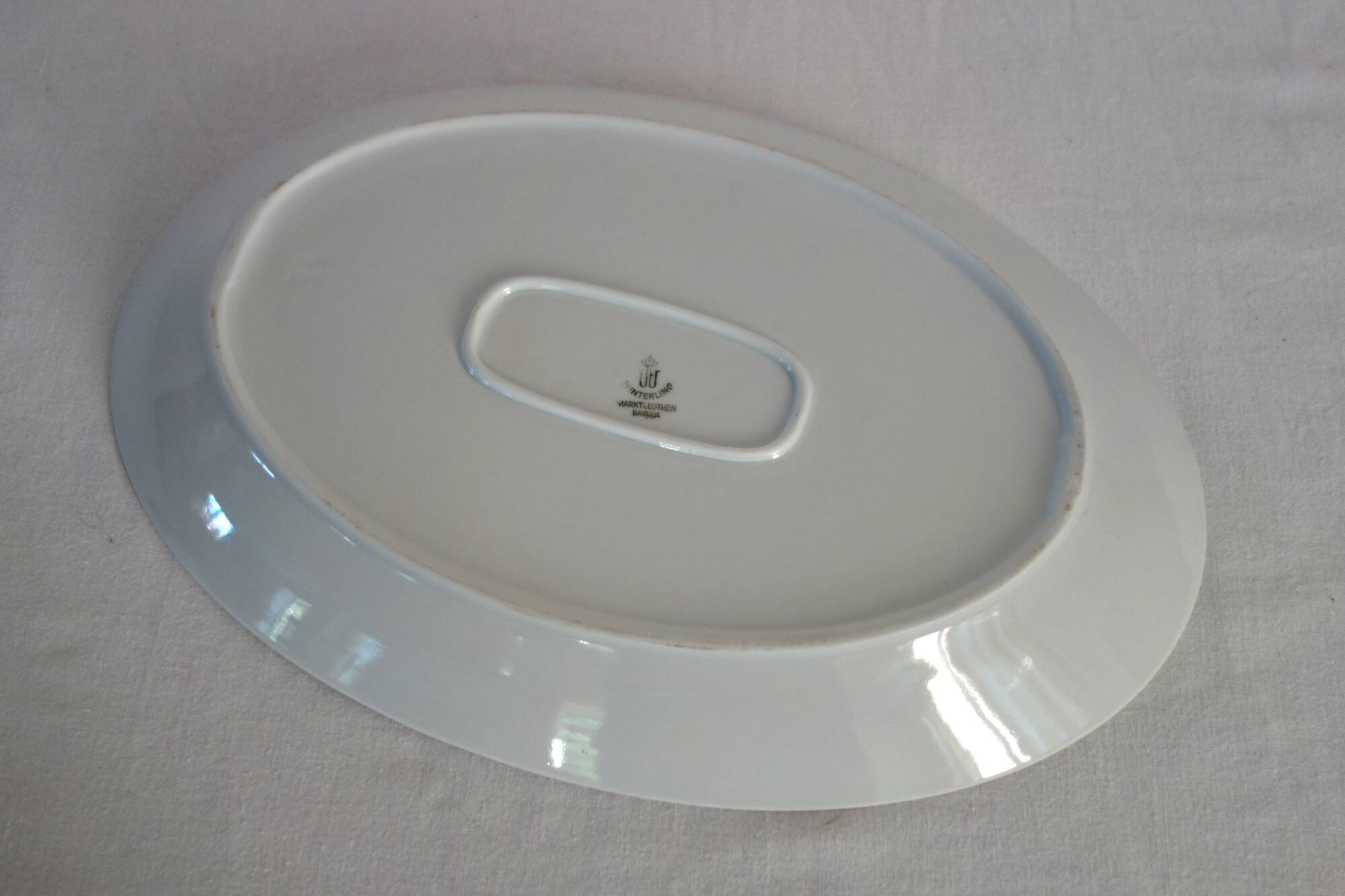 3 oval dishes Winterling Marktleuthen Bavaria 70's