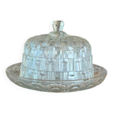 Cloche en verre ciselé