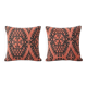 Set of 2 vintage kilim cushion covers 41x41 cm