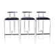 3 bar stools "Tokyo" Rodney Kinsman - Bieffeplast circa 1985