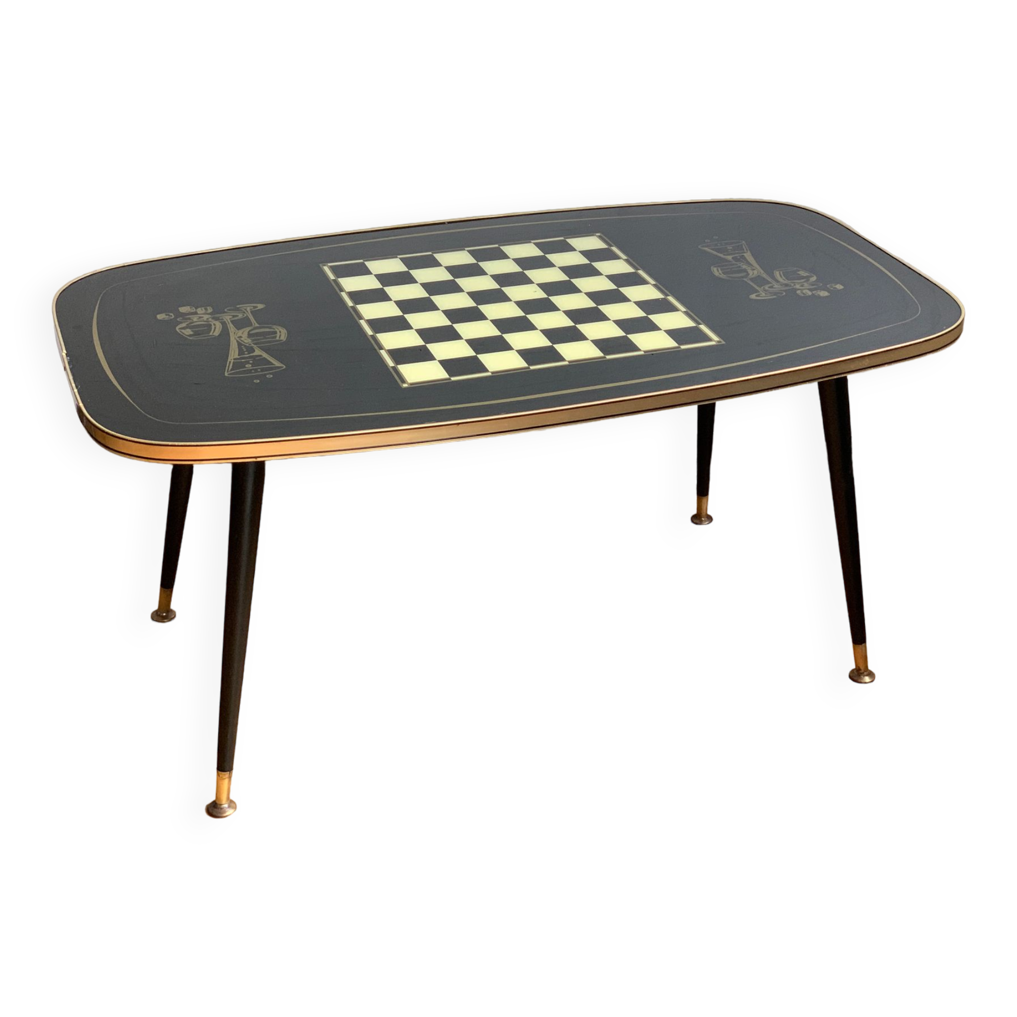 Vintage cocktail coffee table
