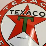 Texaco enamelled plate