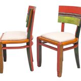 6 chaises Art Déco