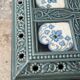 Enamelled cast iron wood stove and earthenware Mirus