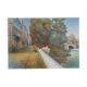 Rolf RAFFLEWSKI: Paris, Quai de Béthune, original signed lithograph