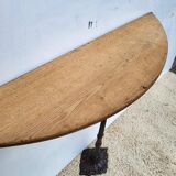 Cast iron foot console 1900 Art Nouveau