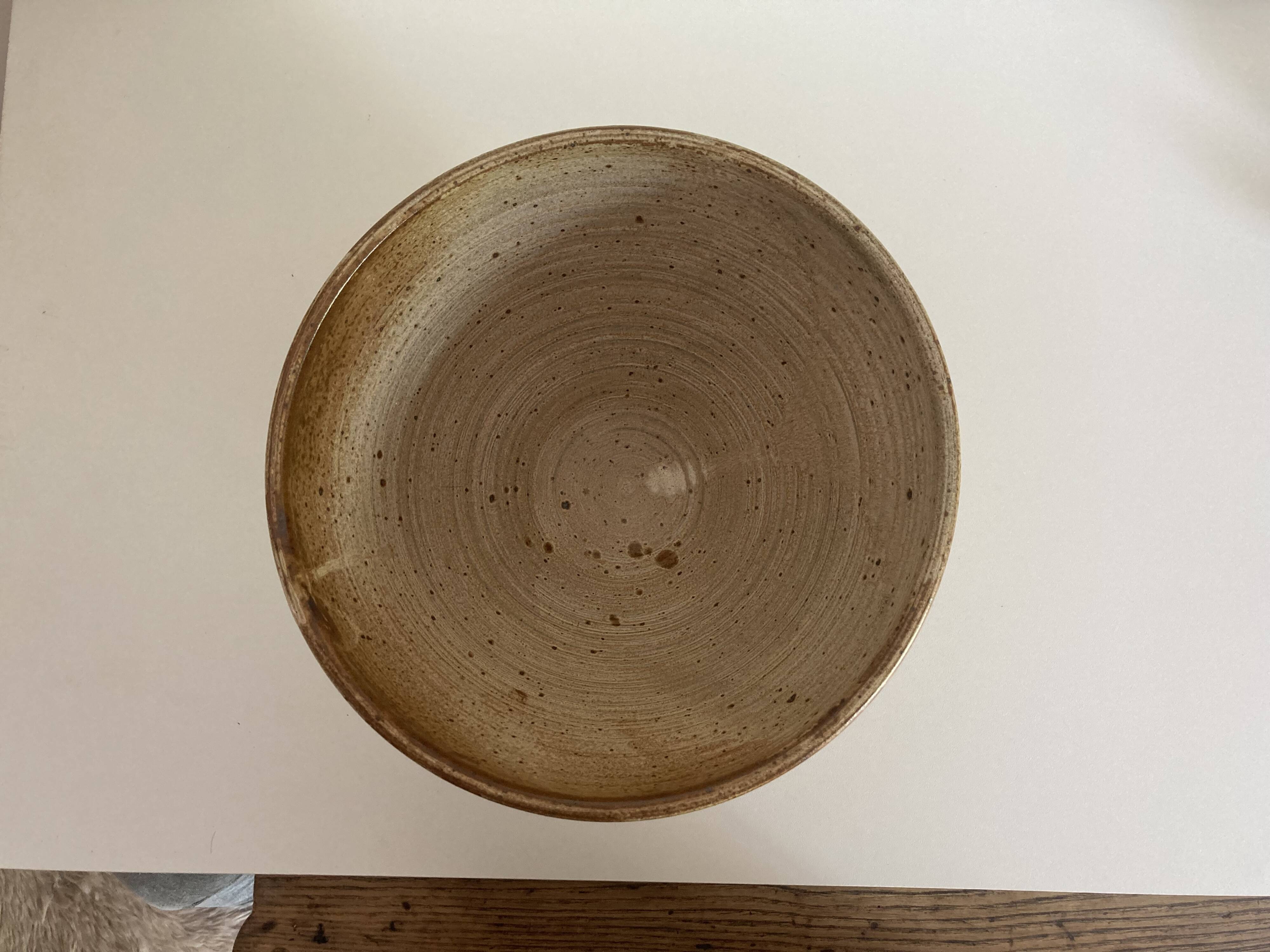 Speckled sandstone bowl