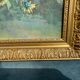 Oil painting on canvas bouquet of flowers g. dance