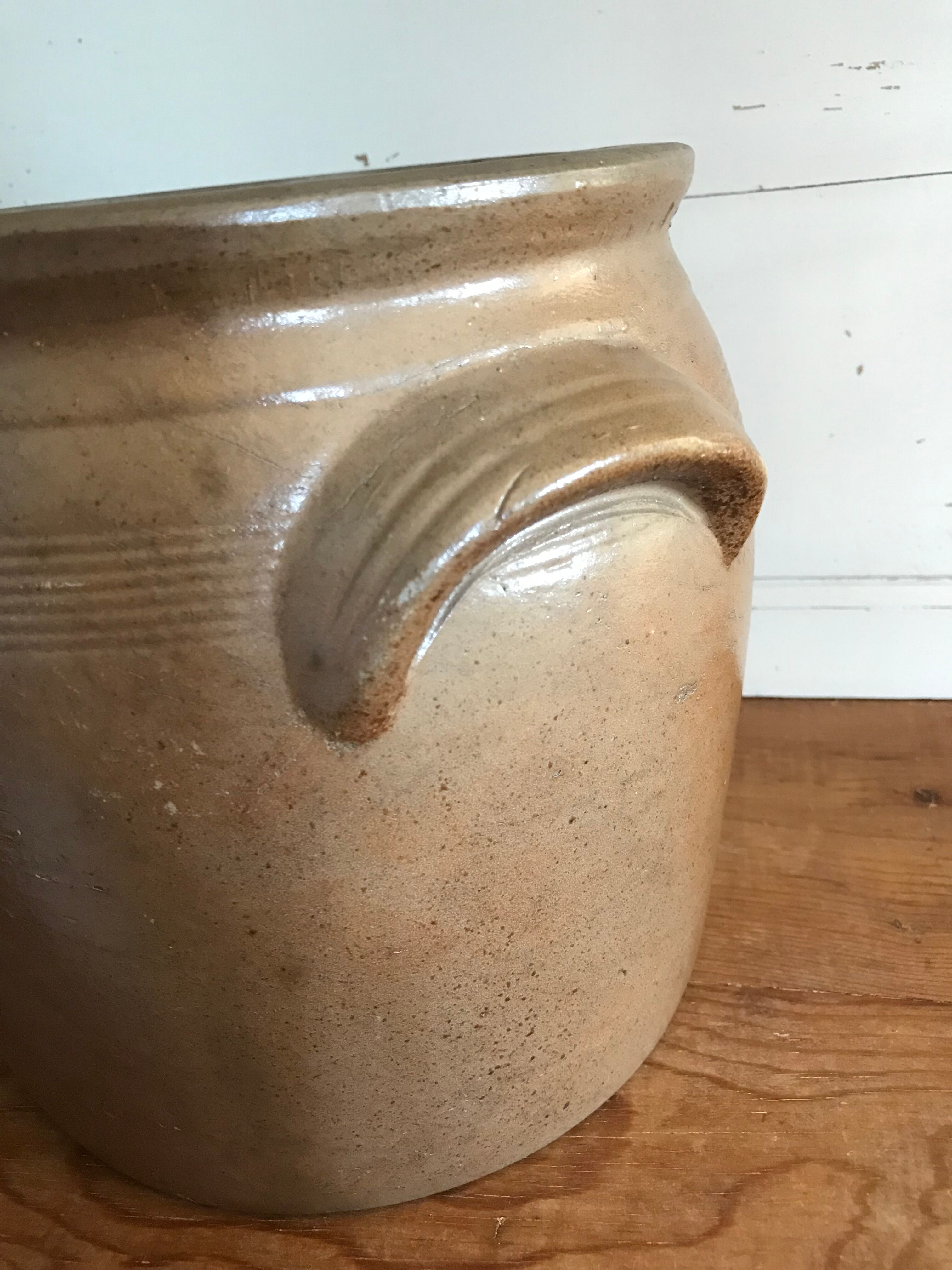 5l glazed sandstone pot