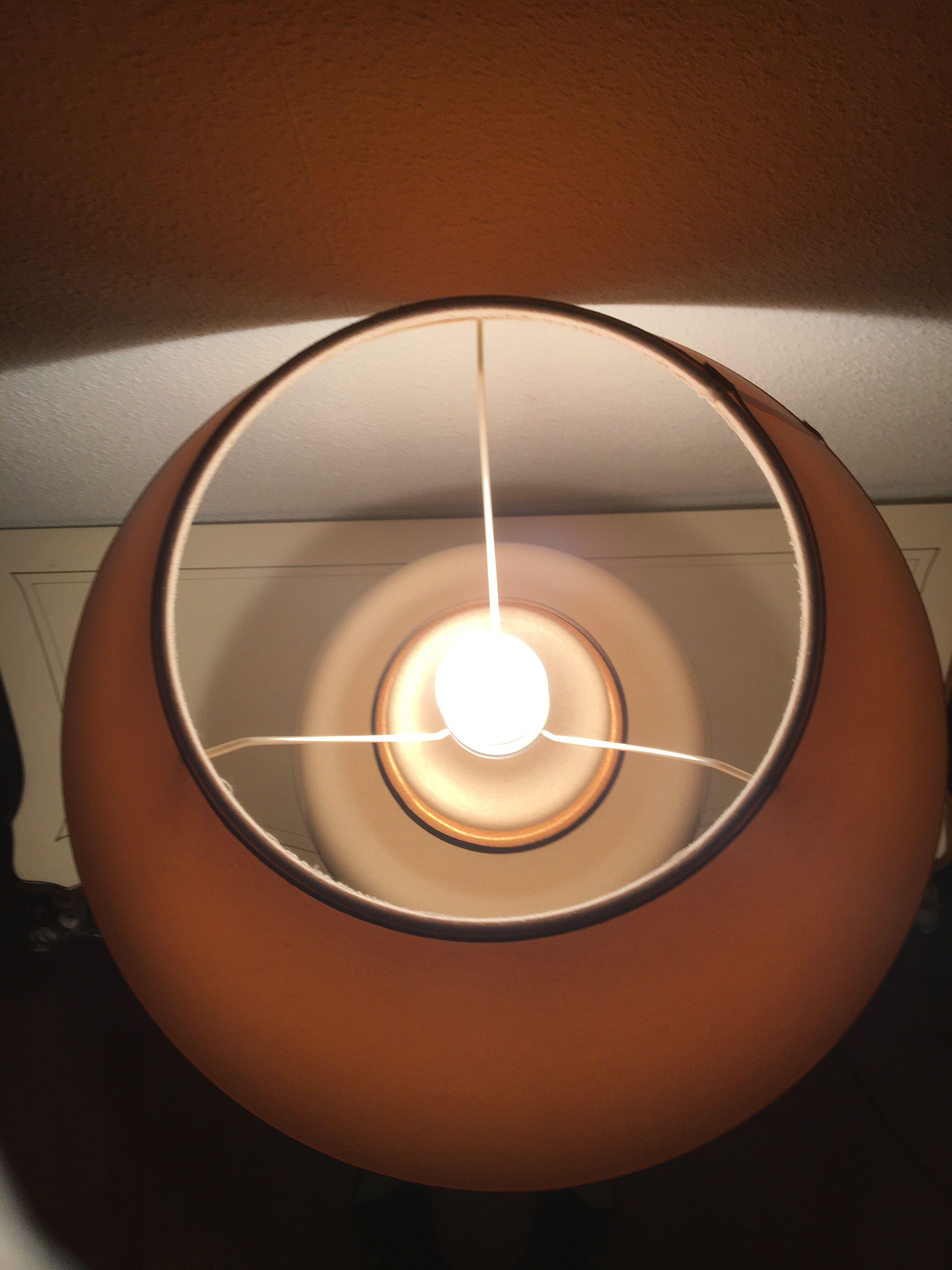 Salon lamp Le Dauphin Panama ivory